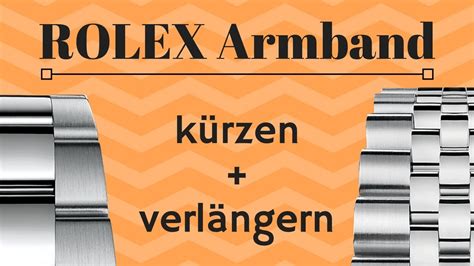 rolex armband kürzen|rolex uhrband verlängern.